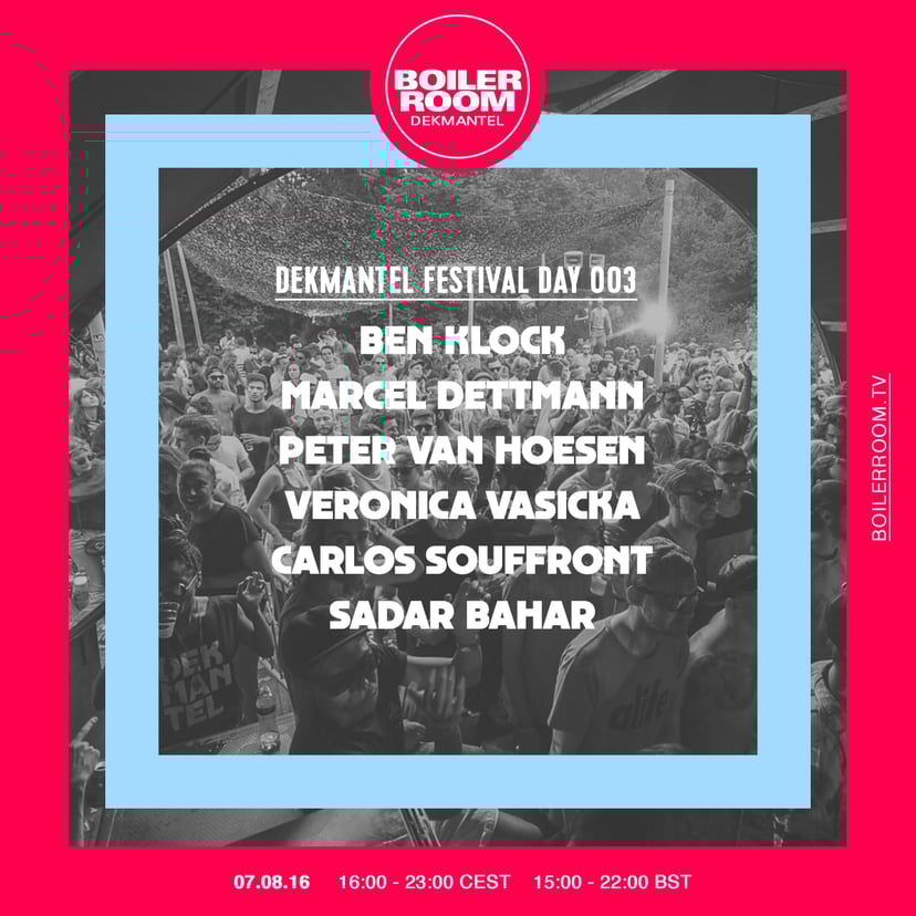 Flyer for event Dekmantel Day 003.