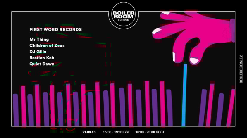 Flyer for event London: First Word Records.