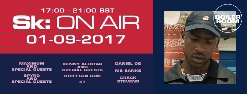 Flyer for event Sk: ON AIR.