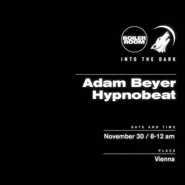 Flyer for event Boiler Room x Eristoff 'Into The Dark' - Vienna.