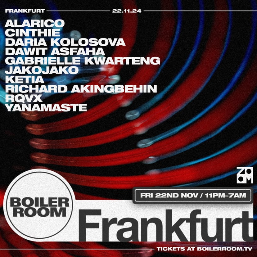Flyer for event Frankfurt | Friday.