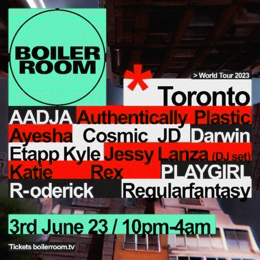 Flyer for event Toronto: By Night.