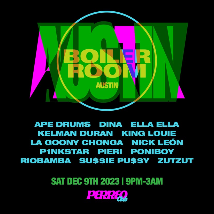 Flyer for event Austin | Saturday.