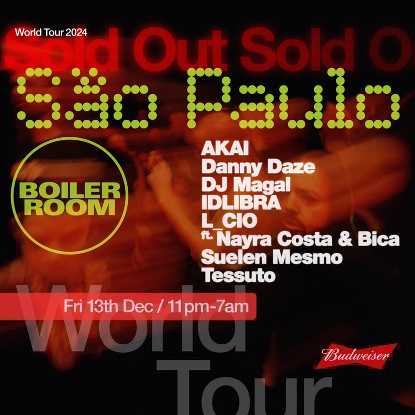 Flyer for event São Paulo.