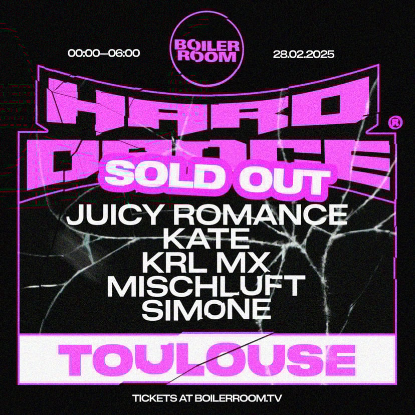 Flyer for event Hard Dance: Toulouse.