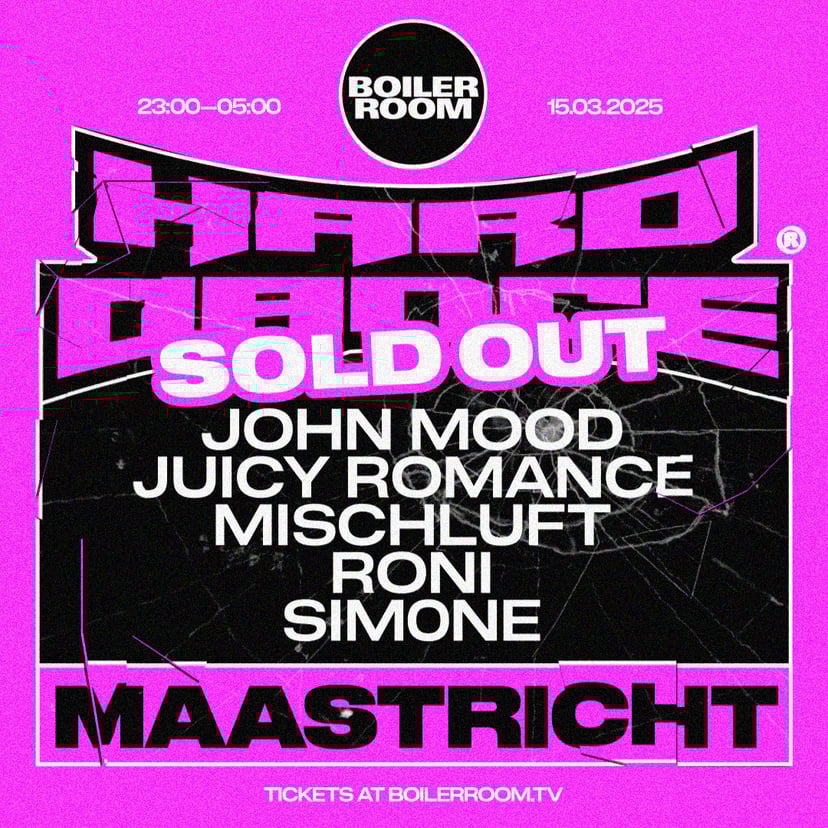 Flyer for event Hard Dance: Maastricht.