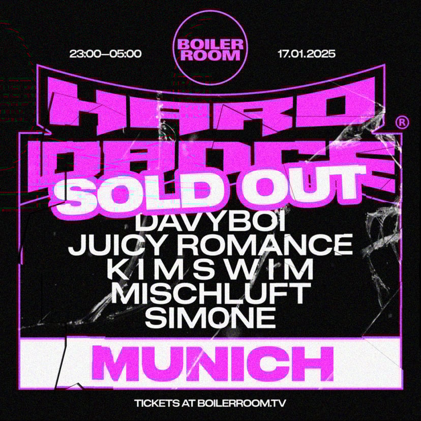 Flyer for event Hard Dance: Munich.