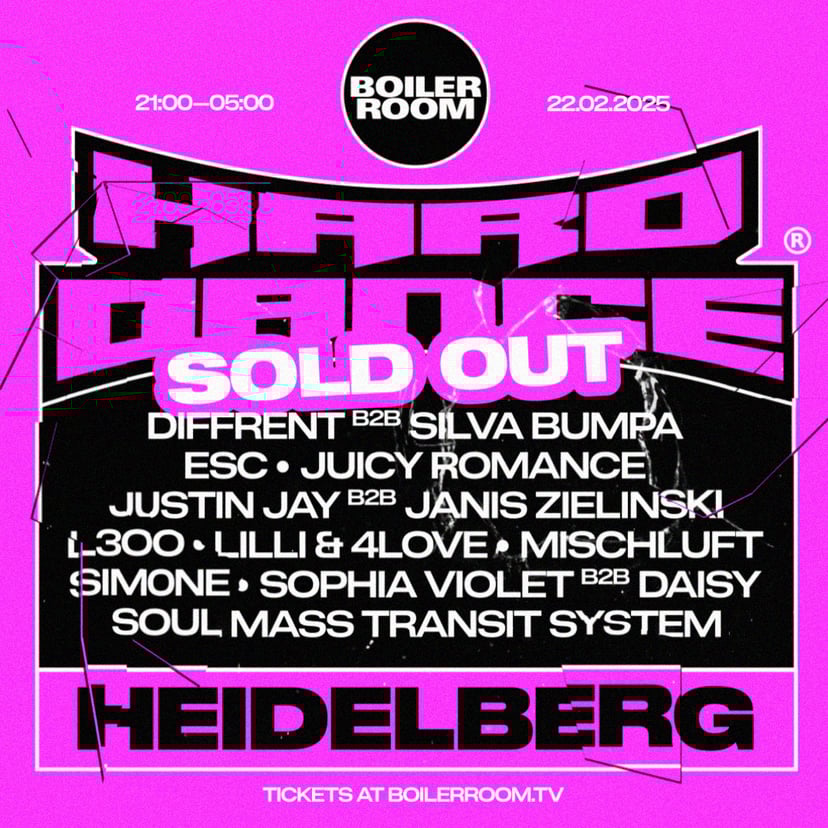 Flyer for event Hard Dance: Heidelberg.
