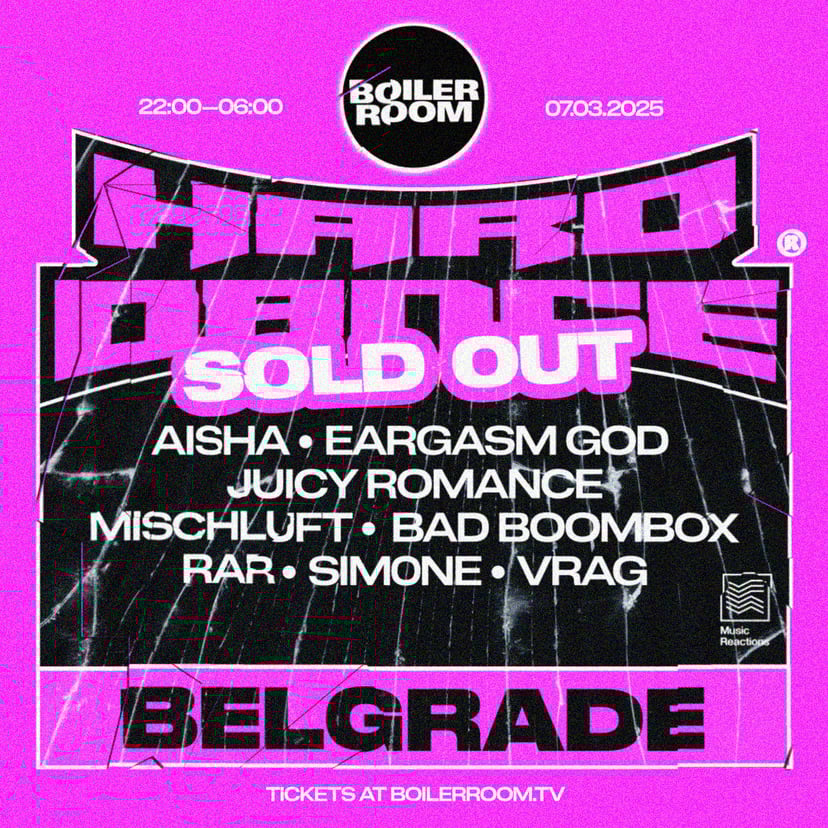 Flyer for event Hard Dance: Belgrade.