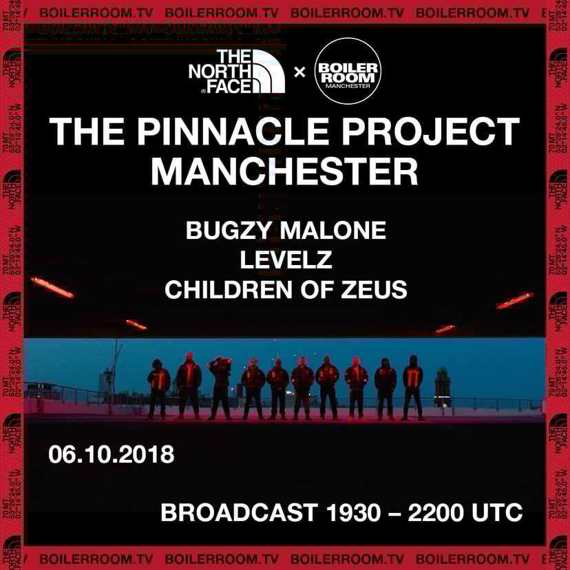 Flyer for event The North Face x Boiler Room: Manchester.