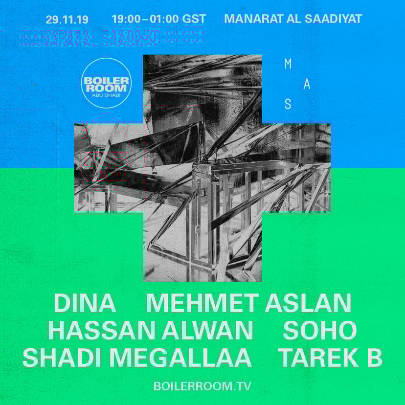 Flyer for event Boiler Room Abu Dhabi: MAS.