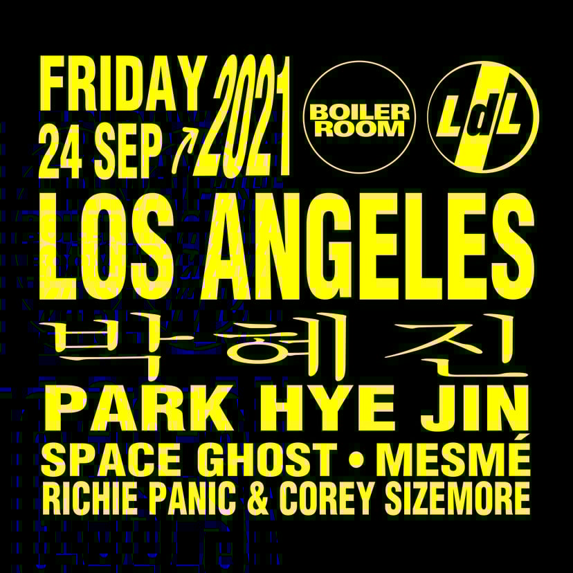 Flyer for event Boiler Room: Los Angeles.