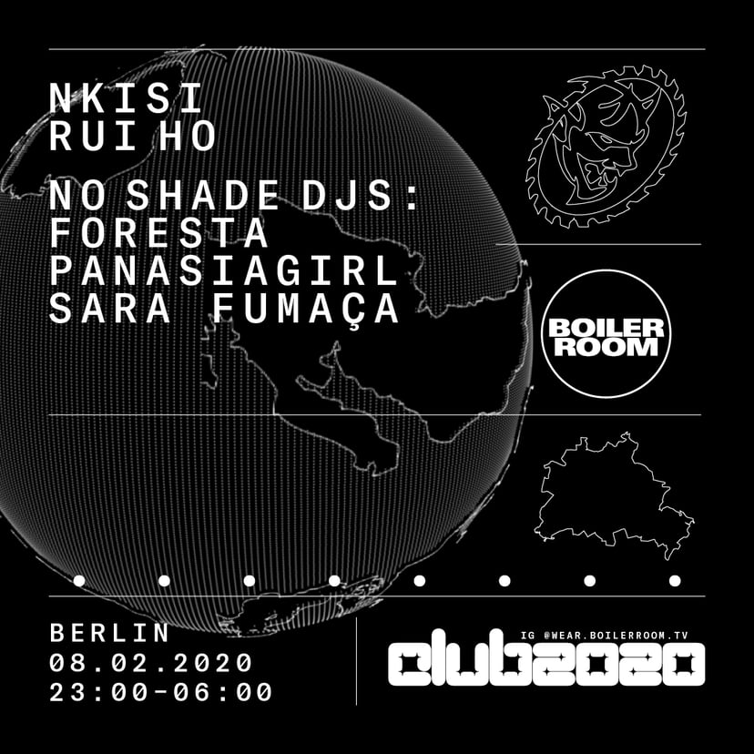 Flyer for event CLUB 20/20: Berlin.