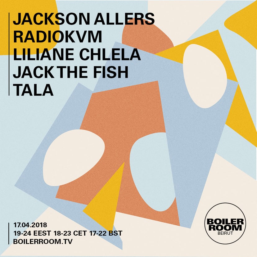 Flyer for event Boiler Room Beirut.