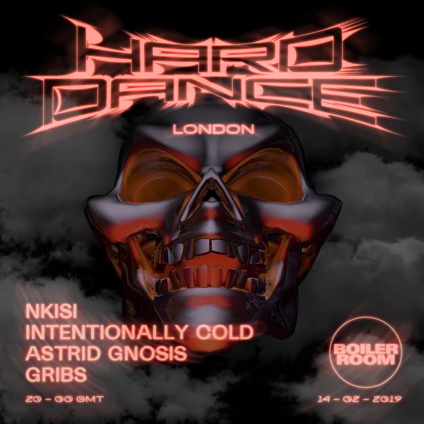 Flyer for event HARD DANCE LDN.