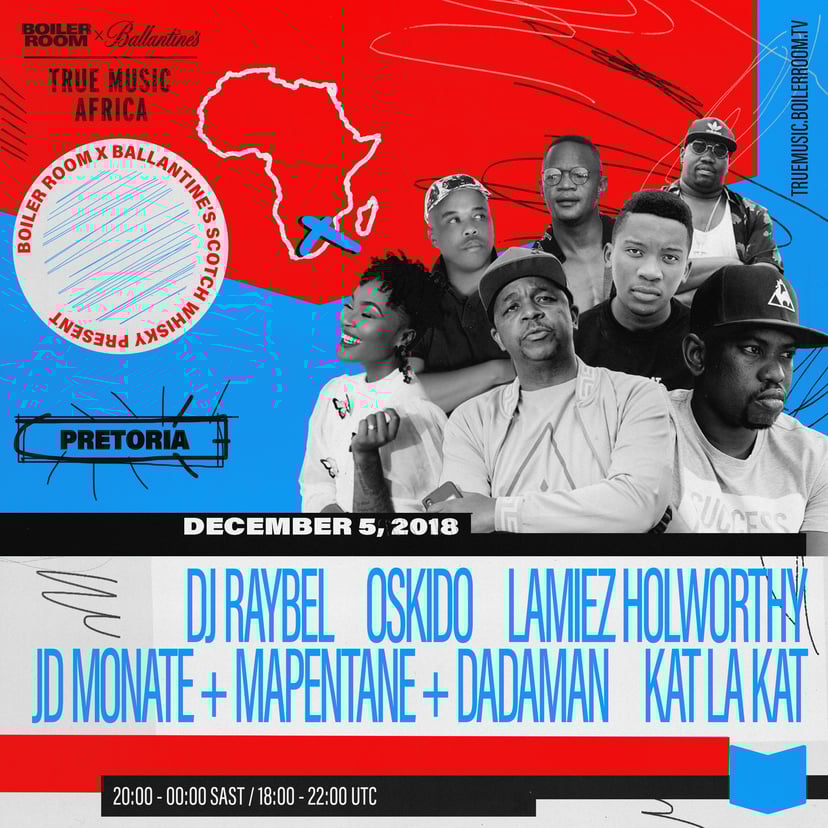 Flyer for event TRUE MUSIC AFRICA: PRETORIA.