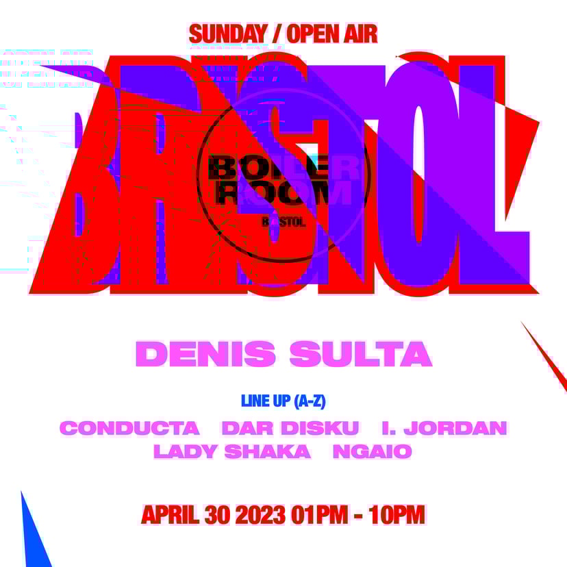 Flyer for event Bristol: Open Air | Sunday.