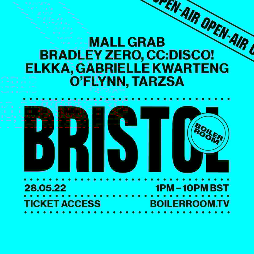 Flyer for event Boiler Room: Bristol.