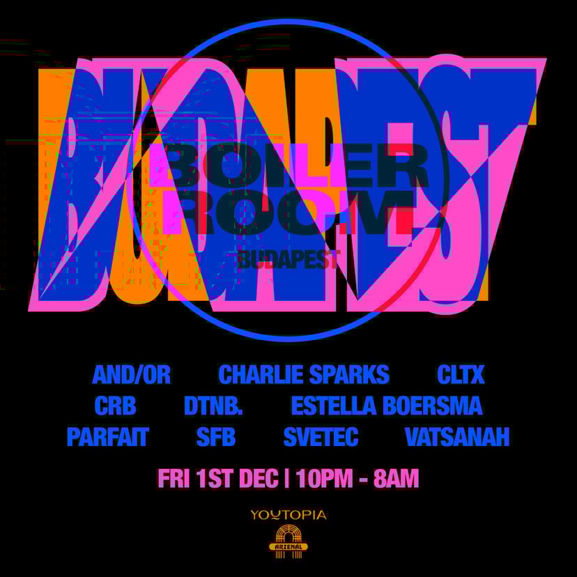Flyer for event Budapest | Friday.