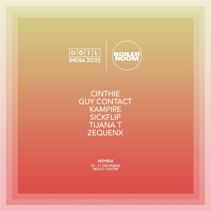 Flyer for event DGTL | Mumbai.