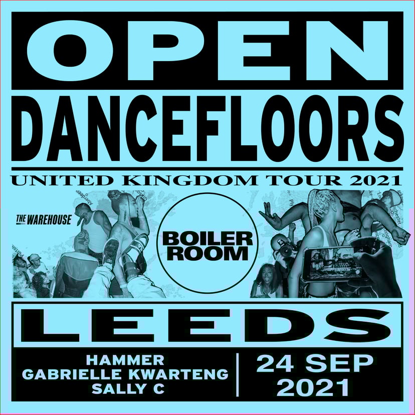 Flyer for event Open Dancefloors | Leeds.