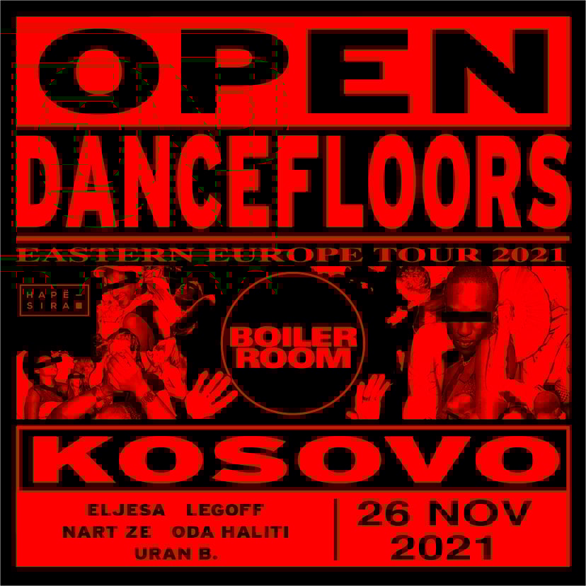 Flyer for event Open Dancefloors: Eastern Europe | Kosovo.