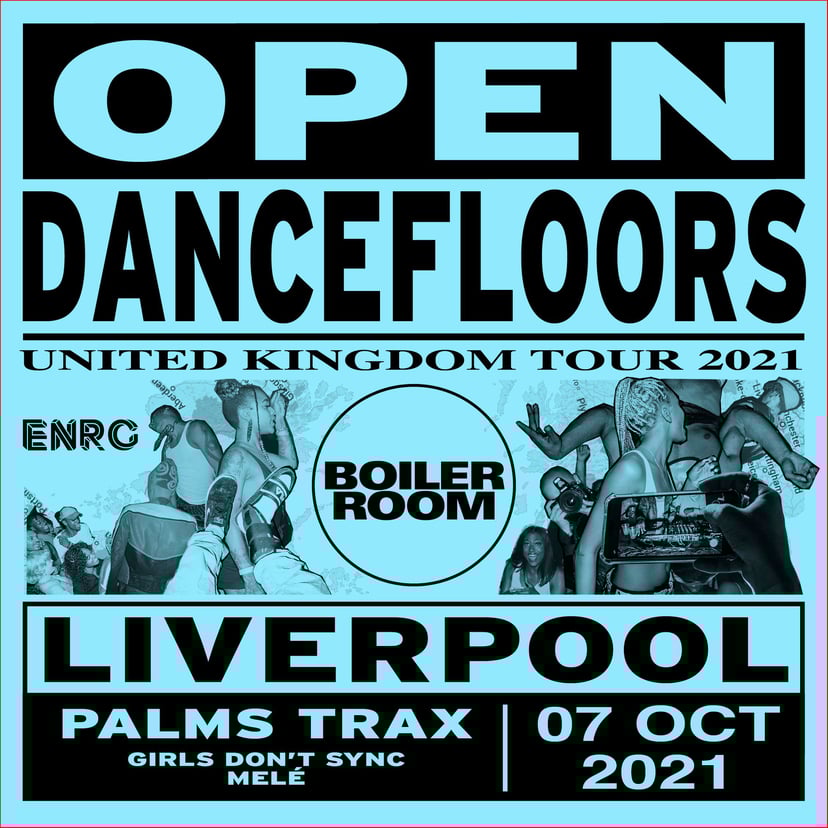 Flyer for event Open Dancefloors | Liverpool.