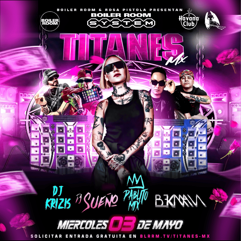 Flyer for event TITANES.