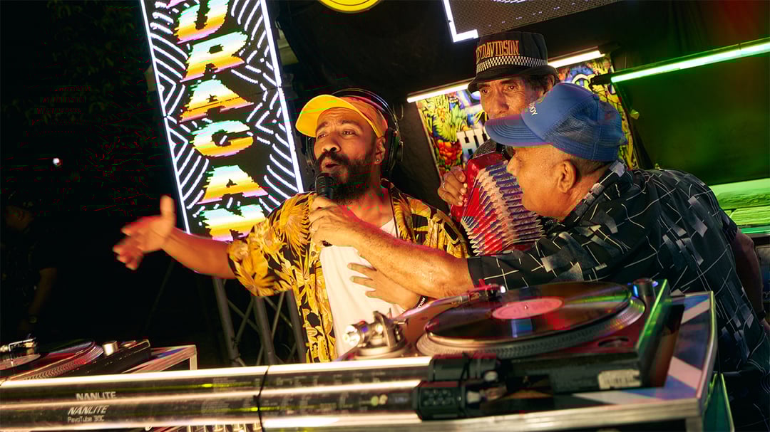 Photo of set Skorpion Disco Show.