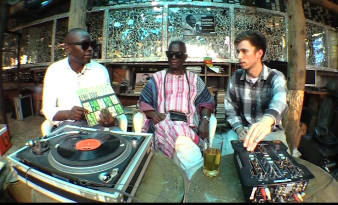 Photo of set Odion Iruoje & Temitope Kogbe.