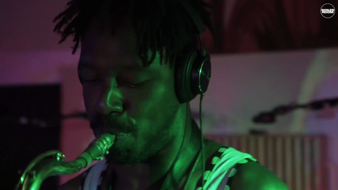 Photo of set The Comet is Coming.