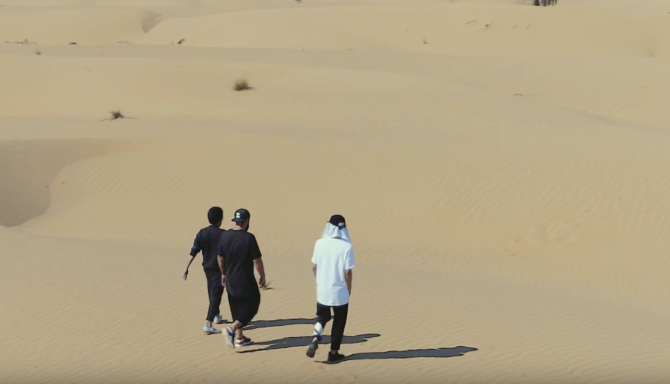 Photo of set Dubai’s Underground: Nosaj Thing x adidas Originals.