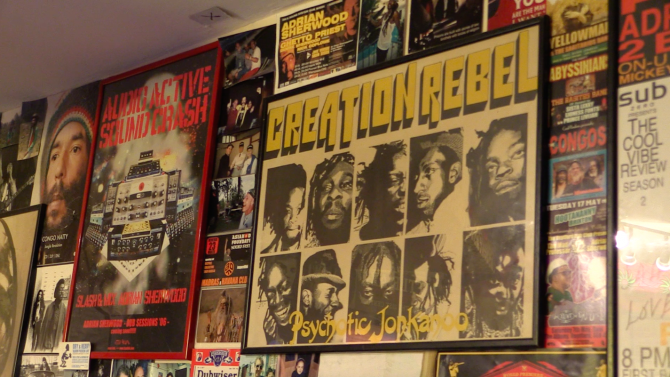 Photo of set Adrian Sherwood.