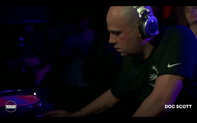 Photo of set Doc Scott.