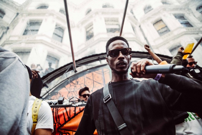 Photo of set Benji B & D Double E.