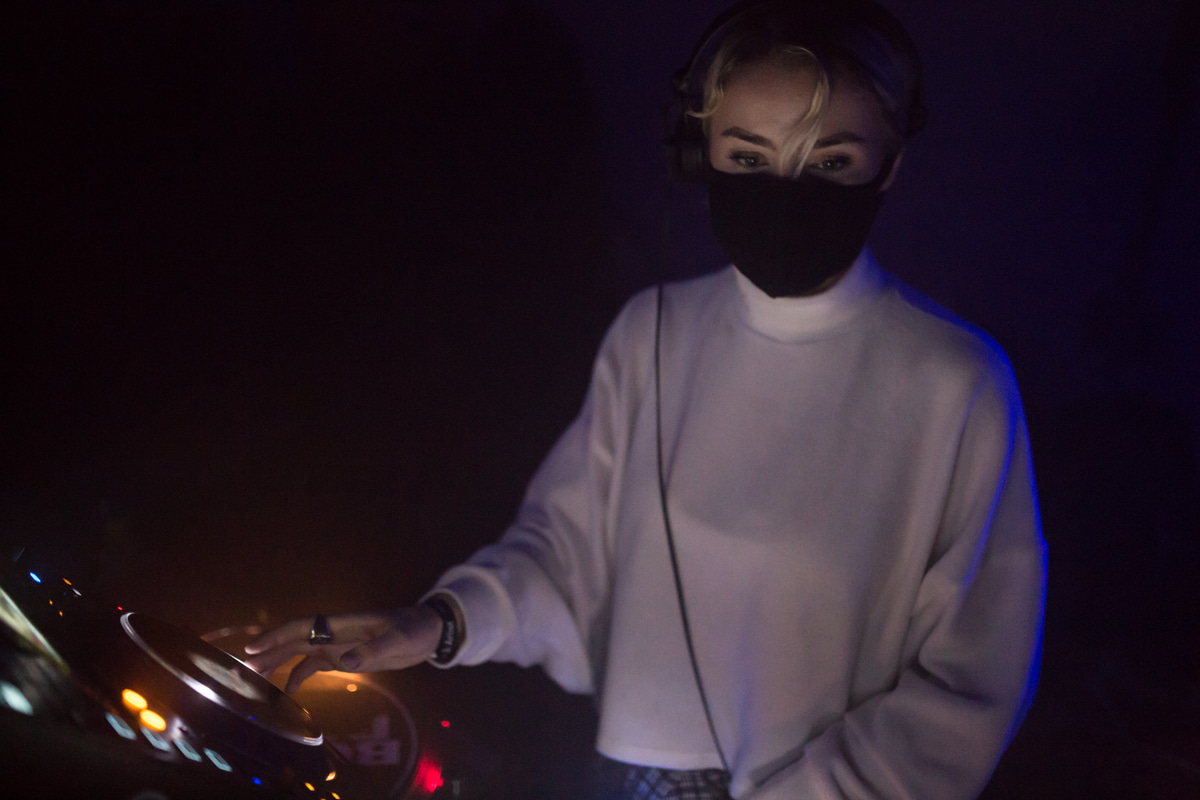 Photo of set L U C Y.