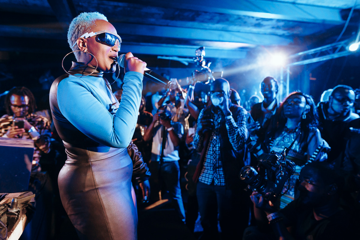 Photo of set Femi One.