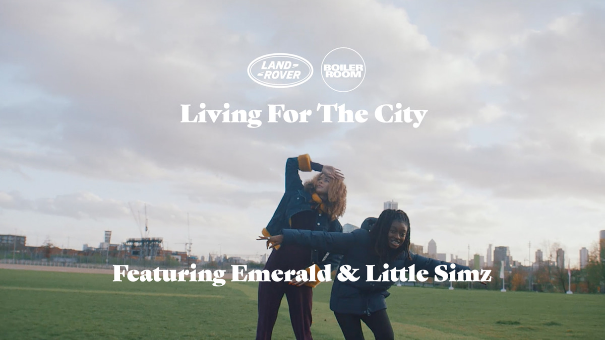 Photo of set Little Simz & Emerald take on London.