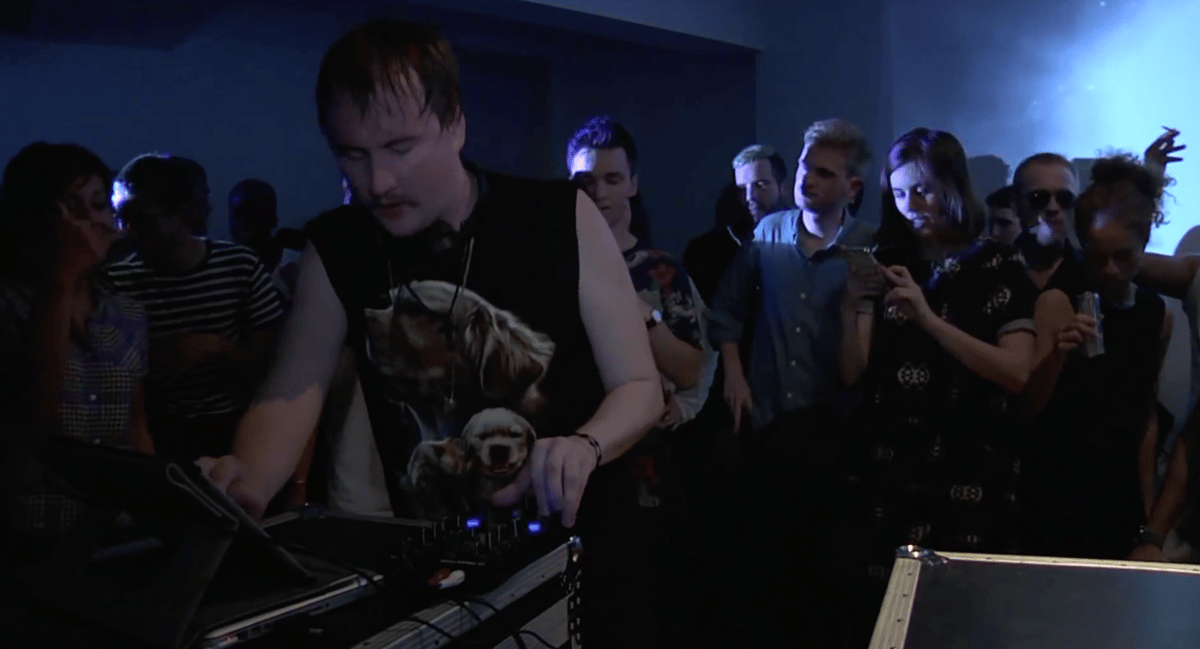 Photo of set Machinedrum.