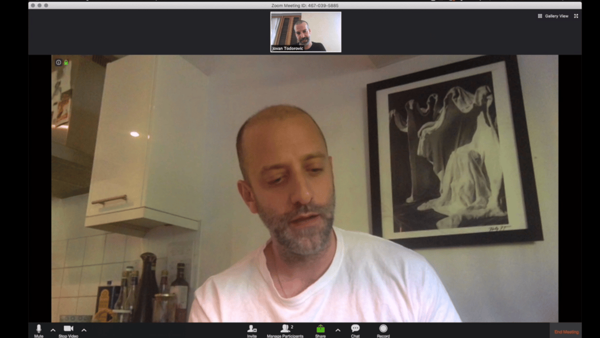 Photo of set Clayton Vomero & Jovan Todorovic on '3OHA'.