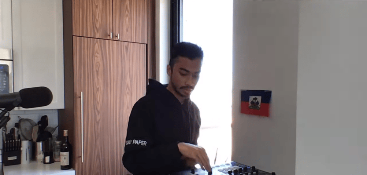 Photo of set Michael Brun.