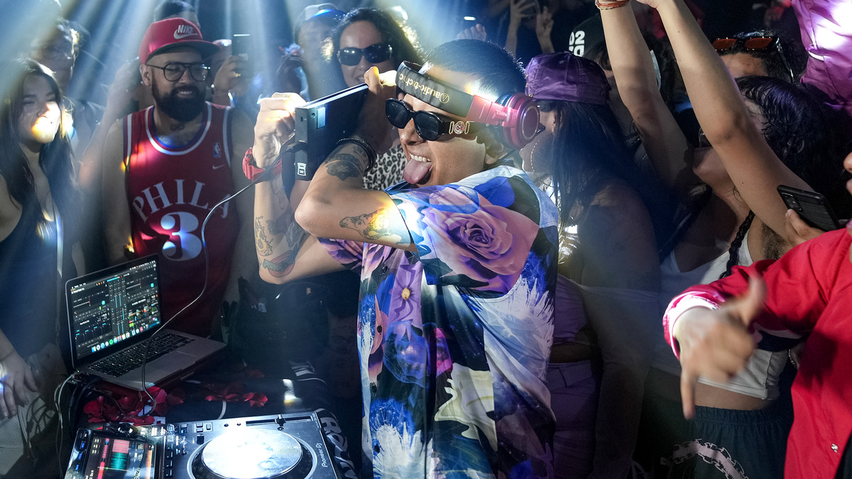 Photo of set DJ Sueño.