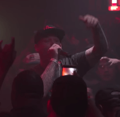 Photo of set Paul Wall.