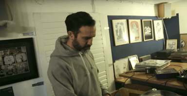 Photo of set Ron Morelli.