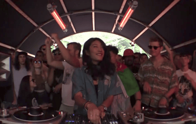 Photo of set Peggy Gou.