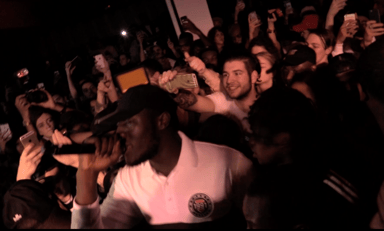 Photo of set Stormzy "Shut Up".