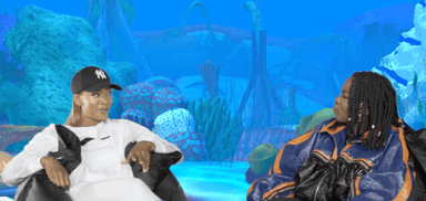 Photo of set Chat Room 02: Ray Blk & Sian Anderson.