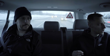 Photo of set BTS: Overmono x Solo Operator.