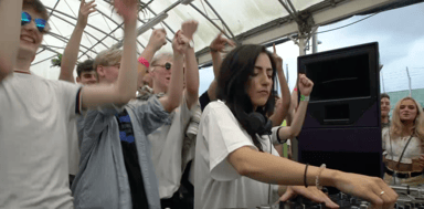 Photo of set Holly Lester.