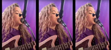 Photo of set Nilufer Yanya.